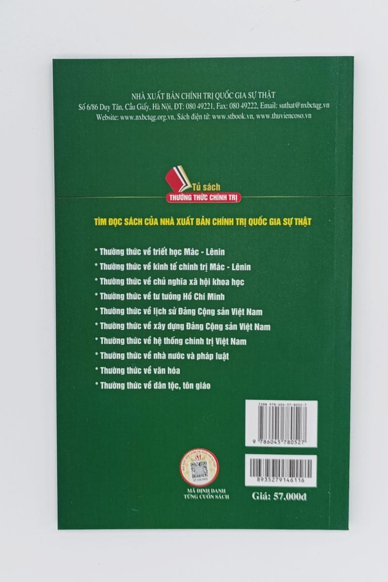 Thường thức về chủ nghĩa xã hội khoa học. Quyển 1: Quan điểm của chủ nghĩa Mác - Lênin về chủ nghĩa xã hội và con đường đi lên chủ nghĩa xã hội