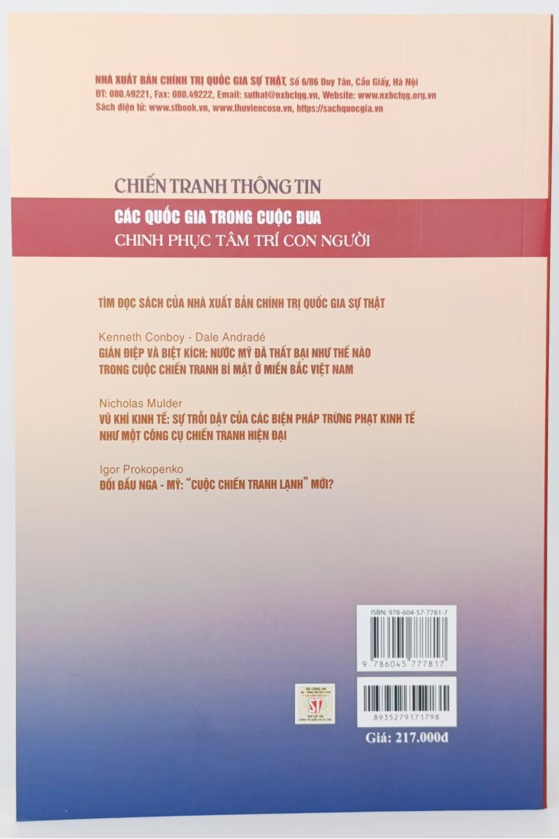 Chiến tranh thông tin: Các quốc gia trong cuộc đua chinh phục tâm trí con người (Sách tham khảo)