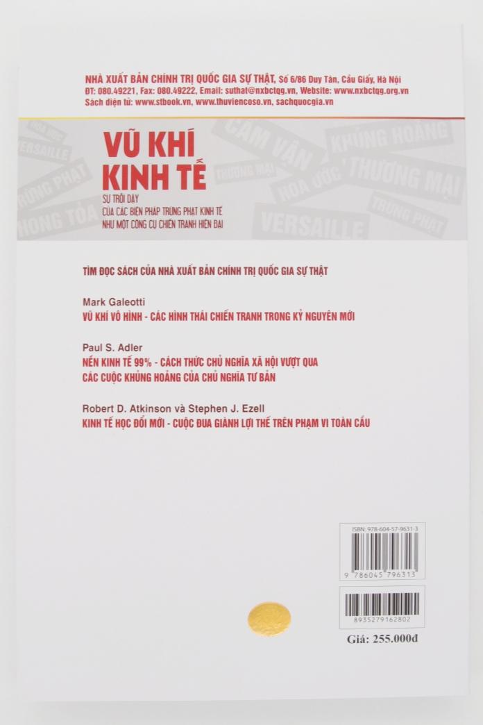 Vũ khí kinh tế: Sự trỗi dậy của các biện pháp trừng phạt kinh tế như một công cụ chiến tranh hiện đại (Sách tham khảo, xuất bản lần thứ hai)