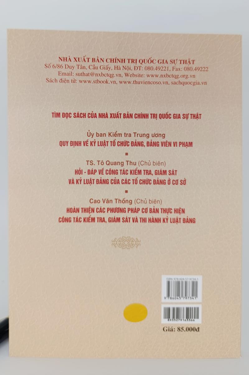 Hỏi - đáp về xử lý vi phạm kỷ luật của Đảng (Xuất bản lần thứ hai)