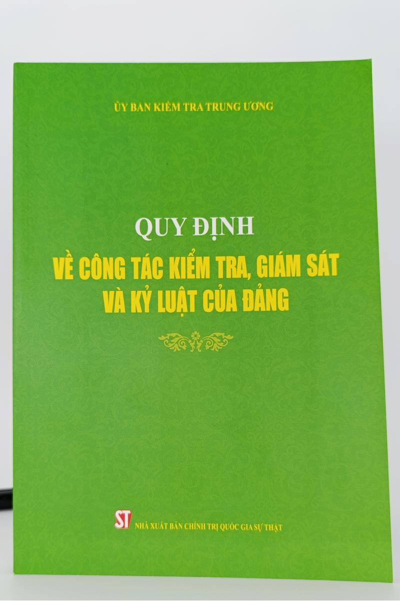 Quy định về công tác kiểm tra, giám sát và kỷ luật của Đảng