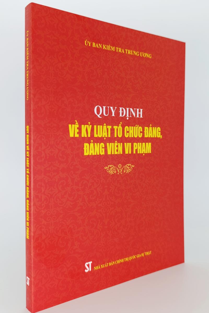 Quy định về kỷ luật tổ chức đảng, đảng viên vi phạm