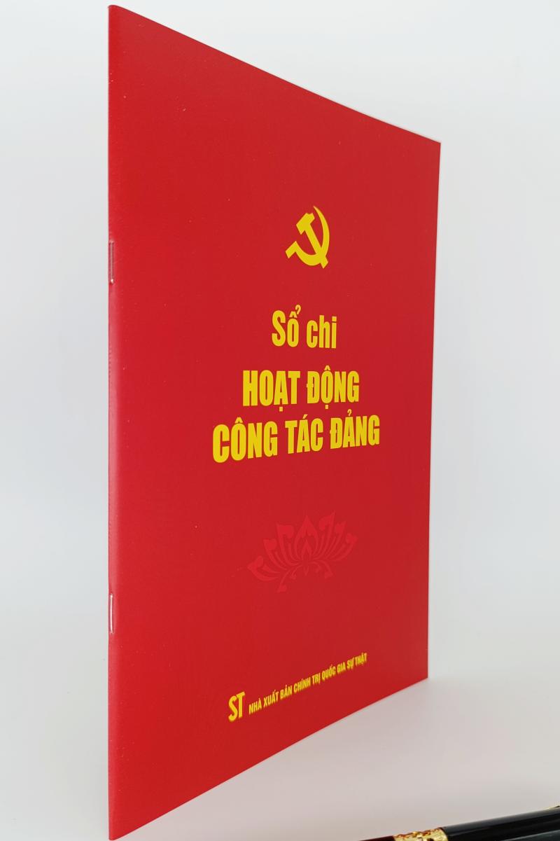 Sổ chi hoạt động công tác Đảng
