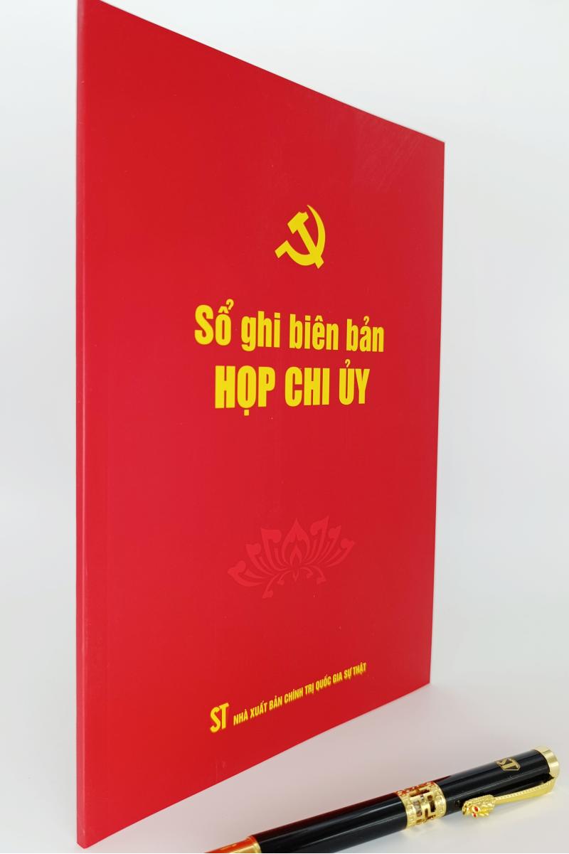 Sổ ghi biên bản họp chi ủy