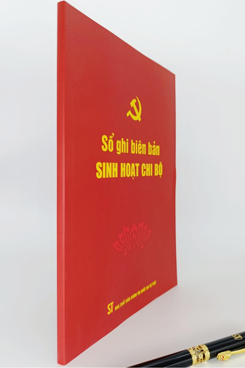 Sổ ghi biên bản sinh hoạt chi bộ (160 trang)