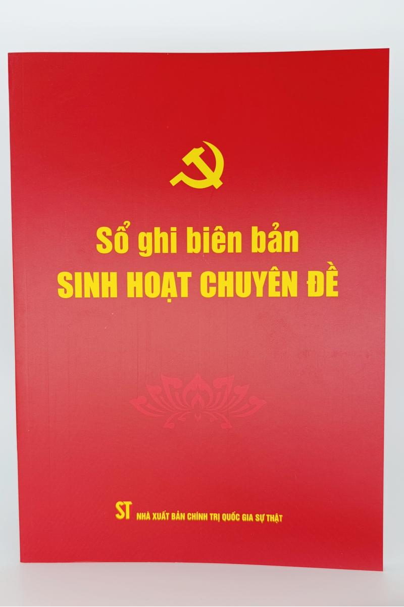 Sổ ghi biên bản sinh hoạt chuyên đề