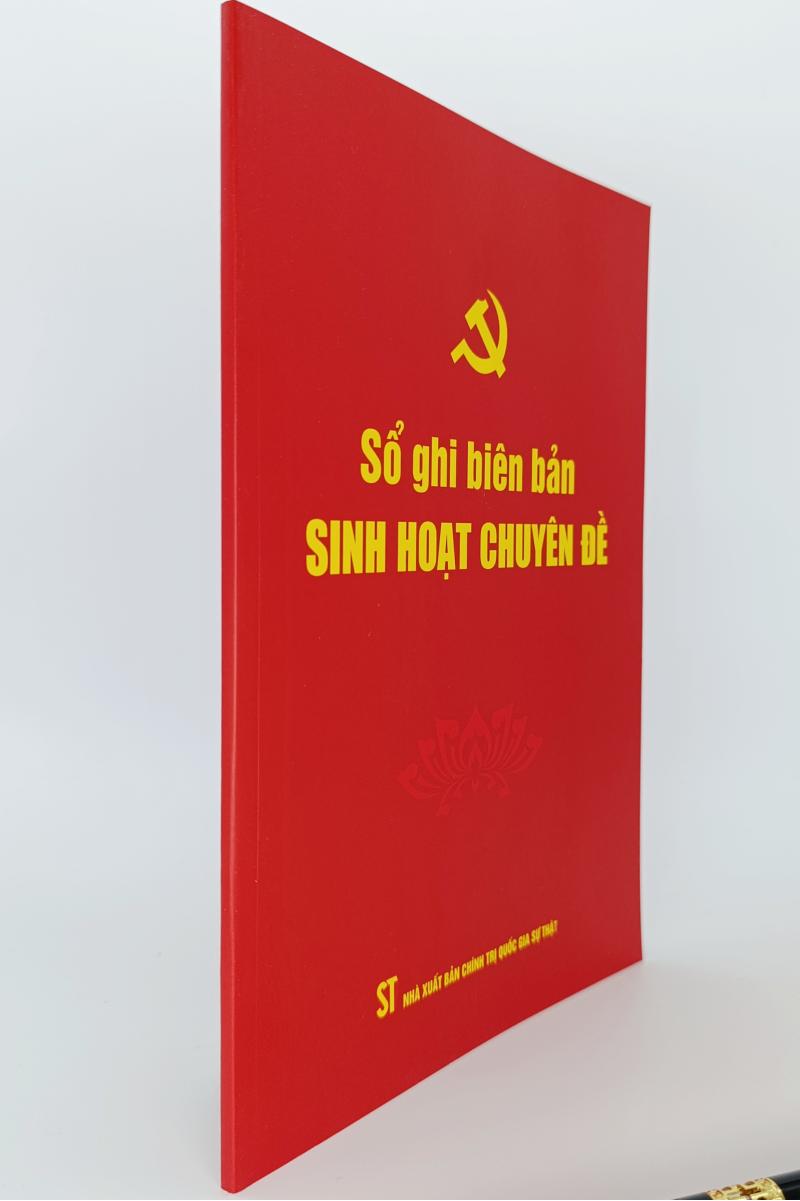 Sổ ghi biên bản sinh hoạt chuyên đề