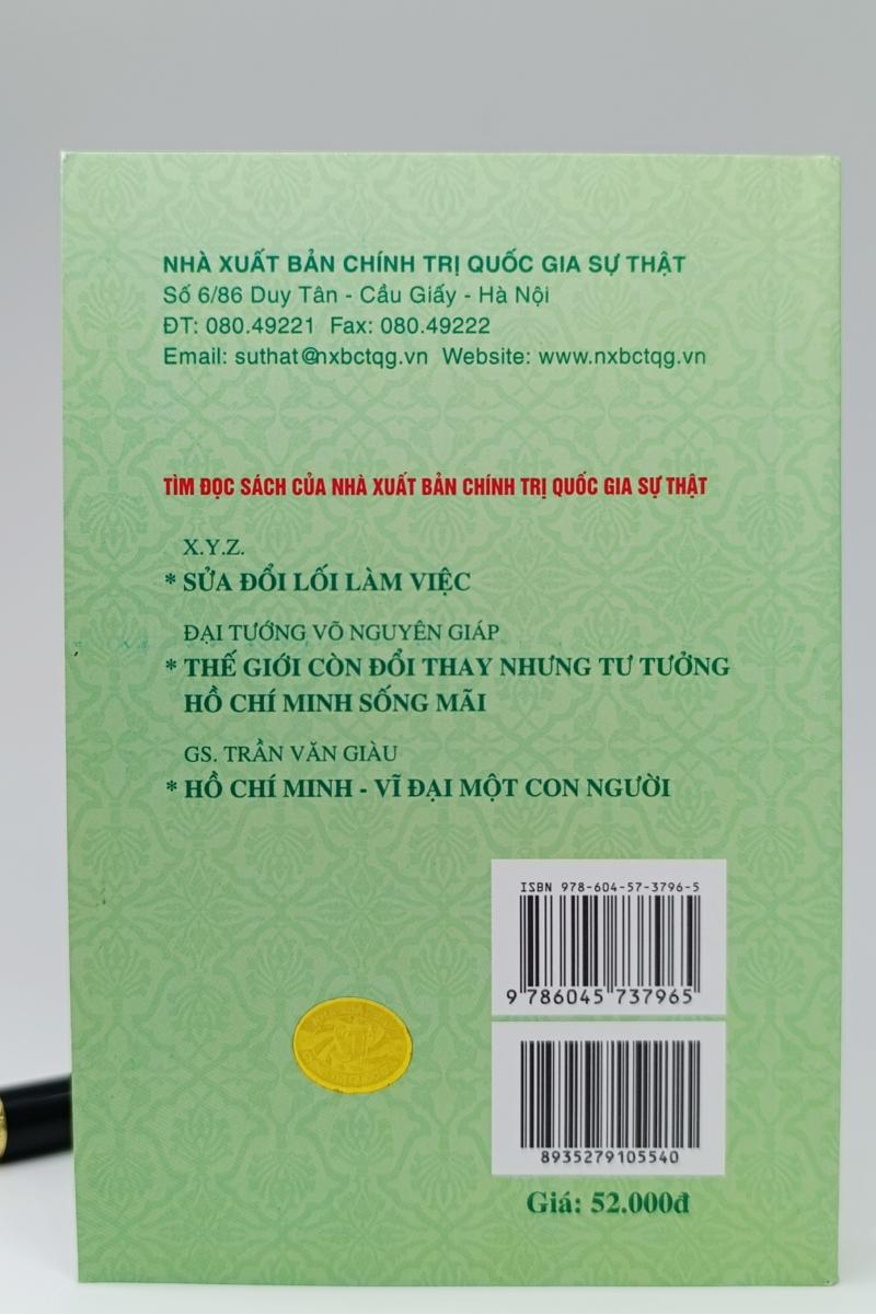 Về tác phẩm Nâng cao đạo đức cách mạng, quét sạch chủ nghĩa cá nhân